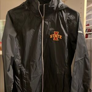 Iowa State Columbia Black Windbreaker